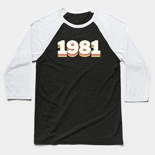 1981 Baseball T-Shirt by RetroDesign